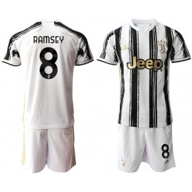 Billige Fotballdrakter Juventus Aaron Ramsey 8 Barn Hjemmedraktsett 2020/21 Kortermet